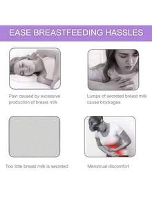 Breast Pads, Hot & Cold Breast Gel Pads, Nursing Essentials & Postpartum Recovery, Nursing/Random Style - Multicolor - View 5