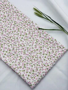 1pc Pastoral Style Printed Cotton Fabric, Ditsy Floral Pattern, Size 50cm*155cm, Suitable For DIY Handmade Clothing, Dresses, Curtains, Bed Sheets, Packaging Decoration, Etc. - Small Floral Pattern - View 17