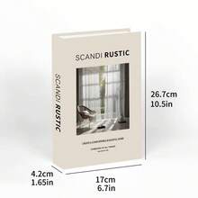2/3pcs Nordic Style Faux Decorative Books, Soft Furnishing Sample Room Display Props, -Worthy Photo Backdrop Books, Minimalist INS Desktop Decor Ornaments, Home Soft Furnishing Matching Props - Decor Book - View 8