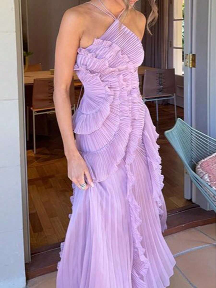 Vestidos cortos de mujer - Morado - Ver 1