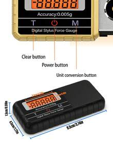 Portable Pocket Scale. Maximum Weighing Capacity 100 Grams, Displays Three Decimal Places, High-Definition Digital Display, Ideal For Weighing Small Items Such As Gold Jewelry And Gemstones. Equipped With An LCD Screen. Batteries Not Included. - jewelry scales - View 6