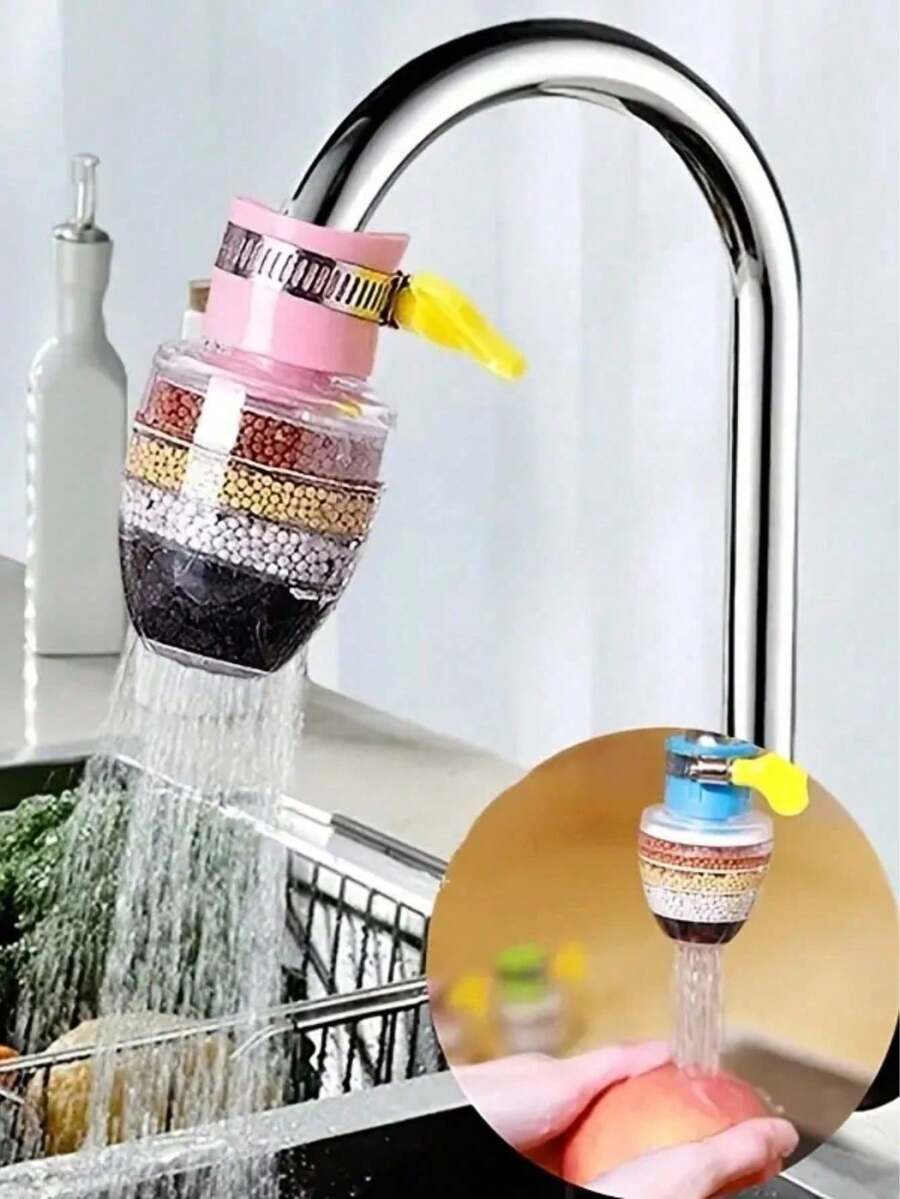 6-Layer Splash-Proof Faucet Filter With Ultra Filtration,Kitchen . - Multi-color - View 1