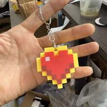 1pc Pixel Heart-Shaped Stress Relief Click Toy, Multi-Color Heart-Shaped Pressure Relief Toy, Office Hand Stress Relief Fingertip Toy, Perfect Gift For Valentine's Day, Birthday, Christmas, Mother's Day And Graduation, Party Favor And Collectible Toy Gift - Color - View 4