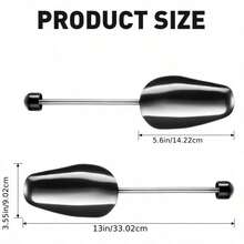 2pcs Plastic Shoe Trees, Adjustable Unisex Shoe Shapers, Durable Plastic Material, Suitable For Sneakers, Dress Shoes And More - Multi-color - View 2