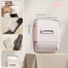 2-Piece Hair Styling Tool Set: Fine-Tooth Comb, Hair Scissors, Quick Hair Clips, Stylist Curling Tool Accessories, Suitable For Women, Girls And Wedding Hairstyles - A - View 7