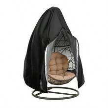 1pc/Set Outdoor Egg Chair Cover, Single Hanging Chair Cover With Zipper And Drawstring, 6 Colors Available, Patio Swing Chair Cover, Suitable For Garden, Backyard, Porch - Multiple Styles - View 20