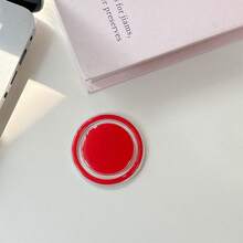 1 pieza Soporte magnético MagSafe para teléfono con papel de concha iridiscente, soporte para teléfono con patrón de concha estilo INS - Multicolor - Ver 6