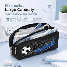 Simple Large-Capacity Pencil Bag Stationery Box Multifunctional Pencil Bag Three Layers,Back To School Supplies School Essentials - Multicolor - View 2