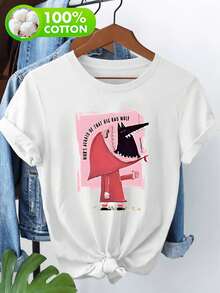 Women T-Shirts - 白色 - 查看 8