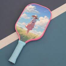 Original Design "Cartoon Romanticism" Style Fiberglass Material High-Elastic Honeycomb Core Anti-Collision Rubber Edge With Anti-Slip Sweat-Absorbing Handle, Beautiful And Durable, High Aesthetic Value, Great Choice For Personal Use Or Gift, (Includes 2 Random Color Balls) - Hot Pink - View 7