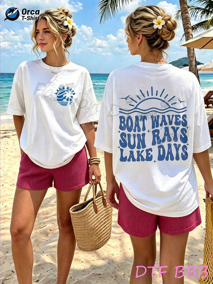 Women T-Shirts - 白色 - 查看 1