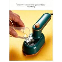 OBOVAY Portable Handheld Garment Steamer For Home And Travel, Mini Foldable Design, Dual Use For Flat Ironing And Hanging Steaming, 38W Fast Wrinkle Removal, Space-Saving, Lightweight, Fits In Suitcase, Portable Steam Iron For Dorm And Business Trips, Clothing Care Essential - Random Color - View 12