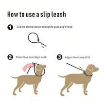 1 Pair 2-Dog Leash Outdoor Dual-Head Triple Dog Chain Suitable For Golden Retriever Shiba Inu Small Medium Large Dogs P-Chain Dog Walking Leash - Multicolor - View 3