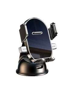 360° Adjustable Suction Cup Car Phone Holder, Supports Vertical And Horizontal Mounting, Stable Dashboard Installation, Compact & Stylish | Ultra-Strong Suction Cup | Desktop Stand | Practical Car Accessory, Dashboard Mount, Modern Car Accessory, Compact Design, Multi-Function Phone Holder, Rotating Mount, Driver, Commuter | Suction Cup Base, Auto-Locking Mechanism - Multicolor - View 8
