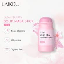 Sakura Solid Mask Stick 40g Masker Lumpur Pengontrol Minyak Mendalam untuk Penggunaan Sehari-hari di Rumah Masker Pemutih Stik Pembersih Mendalam Masker Stik Padat Portabel untuk Perjalanan dan Hotel Masker Stik Pencerah dan Pelembap Terlaris - masker wajah padat - View 8