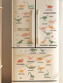 1pc Dinosaur Alphabet Learning Wall Sticker For Kids, Removable Room Decor For Bedroom, Living Room, Children's Room, Kindergarten - 1PC - View 4