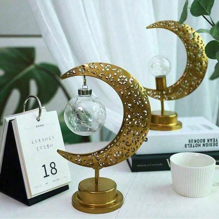 SOKANY Lampu Malam Dekoratif Bergaya Vintage, Lampu Suasana Kamar Tidur, Tampilan Buatan Tangan, Cocok untuk Dekorasi Rumah dan Liburan, Baterai Tidak Termasuk