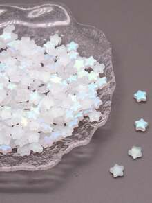 8mm 60pcs/Bag Colorful Star-Shaped Crystal Glass Beads For Jewelry Making - Matte 8mm Star - View 5