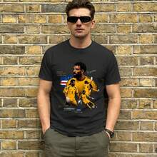 Cabo Verde Vozinha Vintage-T-Shirt für Herren, Kurzarm-T-Shirt, Rundhalsausschnitt, 100 % Baumwolle, bedruckte Kleidung - Farbe 14 - Übersicht 7