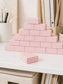 50pcs Pink Cardboard Packaging Boxes, Mini Cardboard Gift Boxes, Small Paper Boxes. These Pink Mini Packaging Boxes Are Shaped Like Airplanes, Very Practical And Suitable For Packaging Rings, Earrings And Other Accessories. Suitable For Weddings, Birthdays, Festivals, Christmas And Other Occasions, Also Can Be Used For Jewelry Display Or Packaging Purposes. In Addition, These Packaging Boxes Can Also Be Used As Party Gifts Or DIY Gift Boxes. - Multicolor - View 4