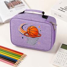 Large Capacity Frosted Oxford Fabric Pencil Case - Multifunctional, Portable Sketch & Drawing Pencil Box ,Back To School Supplies School Essentials - Multicolor - View 1