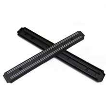 1pc Strong Magnetic Kitchen Knife Wall Mount Storage Rack, Metal Magnetic Knife Holder, ABS Kitchen Utensil Storage Rack - Black - View 13