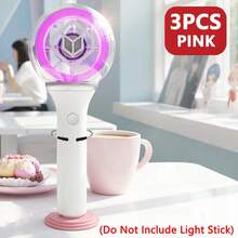 1/2/3pcs K-Pop Light Stick Holder Base - Universal Adjustable Display Stand Support Rack Storage Holder, Suitable For K-Pop Fans, Collectible Display And Storage, Applicable For Home Parties And Events - Pink - View 10