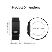 LOKMAT A Screenless Fitness Tracker With Blood Oxygen, Heart Rate, Sleep, And Body Temperature Monitoring; 188 Exercise Modes; 60-Day Battery Life; Compatible With IOS And Android Systems; And Two Wristbands - View 13