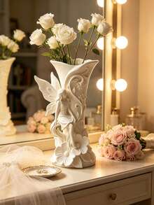 1pc Bohemian Style Flower Fairy Decorative Vase For Fresh/Dried Flowers, Versatile Design Suitable For Multiple Styles, Applicable For Living Room, Dining Table, Office, Coffee Table, Desk And Home Decor. Suitable For: Birthday, Wedding, Christmas, New Year - Multi-style 01 - View 10