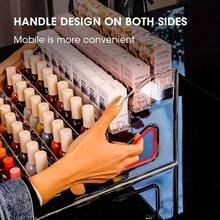 1pc Multifunctional Acrylic Storage Rack, Suitable For Nail Polish, Cosmetics, Fashion Glasses And Essential Oils - Easy Installation, Polished Surface Durable Display Stand, Perfume Organizer - Clear - View 8