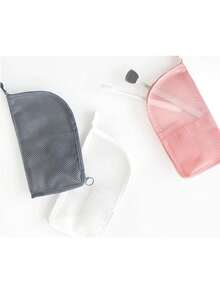 Upright Toiletry Bag – Portable, Lightweight Travel Toiletry Bag; Large-Capacity, Waterproof EVA Mesh Cosmetic Bag (Suitable For Travel, Toothbrush, And Toothpaste) - Multicolor - View 7