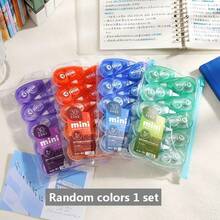 Mini Correction Tape 10pcs*3 Meters, Total 30m, Cute And Fun, Convenient To Carry, Easy To Correct Anytime And Anywhere, Smooth Adhesion, Fluent Writing, High Cost-Performance High-Quality Back To School Correction Tape Set, Student And Office Gift - Sets - View 17