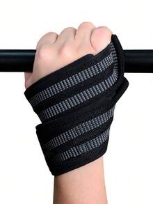 Weight Lifting Wrist Wraps Dumbbell Protection Band For Men And Women Figure Eight Lifting Straps For Exerise Workout Gym Winter Home Outdoor Indoor Daily Back To School Travel Holiday Wedding Favor Essential Accessory - Multicolor - View 8