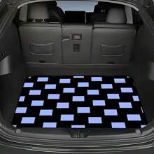 1pc Universal Car Trunk Mat, Plaid Pattern Trunk Protector Pad, Anti-Fouling Anti-Scratch Anti-Slip Diatomaceous Earth Cargo Mat, Multi-Model Universal, Car Cargo Mat, Vehicle Interior Floor Mat, Car Interior Accessories, Holiday Gift - Plaid - View 2