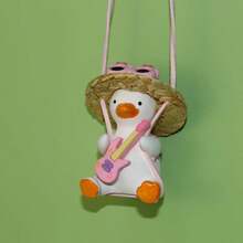 1 Cute Car Ornament - Cool Swinging Duck Car Accessories, Suitable For Teen Car Accessories - A - View 6