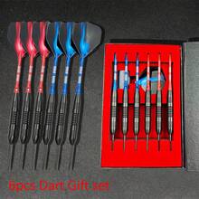 Set Anak Panah Jarum Profesional 6 Buah/Set 23g dengan 6 Buah Sayap Cadangan untuk Olahraga Dalam dan Luar Ruangan - Gaya 1 - View 3