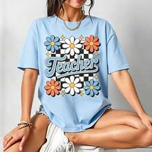 Women T-Shirts - 藍色 - 查看 1