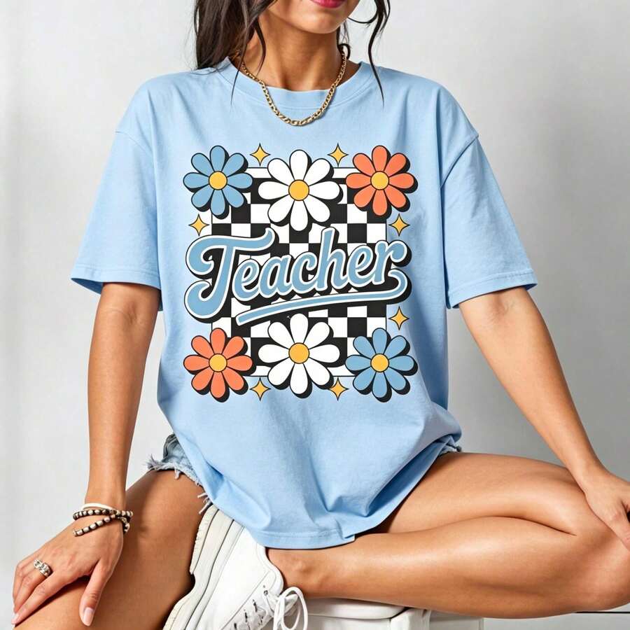 Women T-Shirts - 藍色 - 查看 1