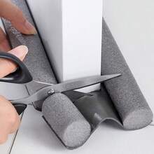 1pc Easy-To-Install Door Bottom Draft Stopper - 2-Inch Thick Foam Strip, 50% Noise Reduction, Suitable For 30-36 Inch Doors, Matte Finish, For Home And Office - Sealing Strip - View 1