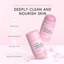 Sakura Solid Mask Stick 40g Masker Lumpur Pengontrol Minyak Mendalam untuk Penggunaan Sehari-hari di Rumah Masker Pemutih Stik Pembersih Mendalam Masker Stik Padat Portabel untuk Perjalanan dan Hotel Masker Stik Pencerah dan Pelembap Terlaris - masker wajah padat - View 7