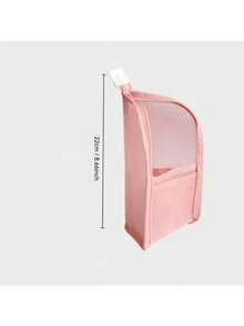 Upright Toiletry Bag – Portable, Lightweight Travel Toiletry Bag; Large-Capacity, Waterproof EVA Mesh Cosmetic Bag (Suitable For Travel, Toothbrush, And Toothpaste) - Multicolor - View 6