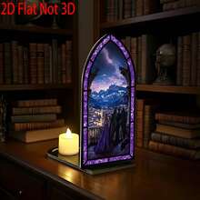2D Flat, Velaris Library Night Court, Fantasy Bookshelf Plugin, Unique Decorative Gift For Book Lovers, Perfect For Fantasy Literature Fans - A - View 5