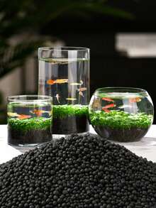 1pc 500g Aquarium Plant Soil, Suitable For All Fish Tanks, Aquatic Plant Tanks And Shrimp Tanks, Rich In Nutrients, Promotes Growth, Enhances Water Landscape Aesthetics - View 2