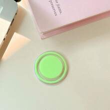 1 pieza Soporte magnético MagSafe para teléfono con papel de concha iridiscente, soporte para teléfono con patrón de concha estilo INS - Multicolor - Ver 13