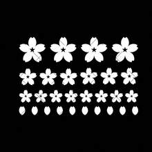 1 Set Assorted Cherry Blossom Pattern Car Stickers, Vinyl Waterproof & UV Resistant, Suitable For Car Headlights, Tail Lights, Rear Lights, JDM Exterior Accessories, DIY Car Lights, Body, Rear Glass Scratch Cover Decorative Stickers - Cherry Blossom Pattern - View 12