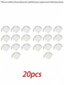 60 Piezas Caja de Embalaje Transparente Vacía para Uñas Postizas, Organizador de Puntas de Uñas Acrílicas Portátil de 75x75mm, Exhibidor de Manicura al por Mayor (Solo la Caja, Uñas No Incluidas) - Multicolor - Ver 15
