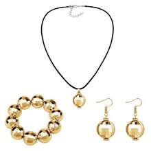 70s Disco Women's Shiny Sequin Hat & Necklace Set, Halloween New Style Casual Versatile - Multicolor - View 16