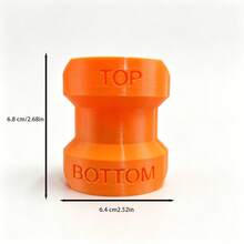 1pc 3D Printed Liquid Soap Refill Adapter, Effortless Shower Gel Shampoo Refill Converter Connector, Universal Bottle Transfer Filling Tool, Suitable For Bathroom Kitchen Daily Use - A - View 3