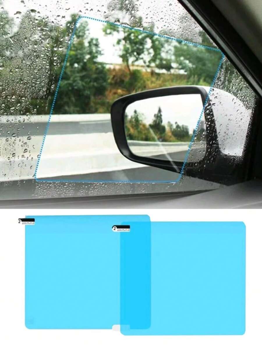 Rearview Mirror Rainproof Film (Two Pieces)