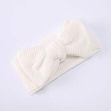 1pc Baby Oversized Bow Headband, Children's Waffle Knit Knotted Headband, Hair Accessory, Valentine's Day - Multicolor - View 15